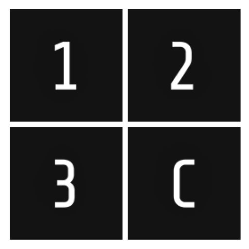 123Consulting Logo in schwarz weiß
