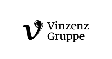 Vinzenz Gruppe Logo in schwarz