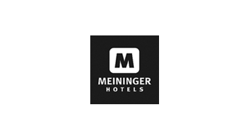 Meininger Hotels Logo in schwarz weiß Partner 123Consulting