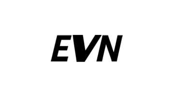 EVN Logo in schwarz