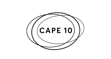 Cape 10 Logo in schwarz