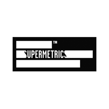 Supermetrics Logo schwarz-weiß